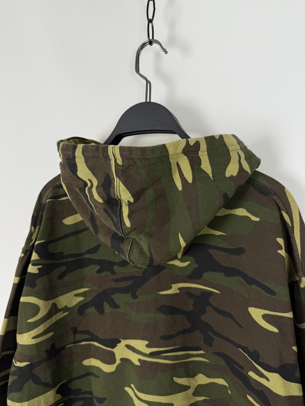 Vintage Y2K Vintage Stars&Stripes Woodland Camo Boxy Zip Hoodie M-L Size US L / EU 52-54 / 3 - 6 Thumbnail