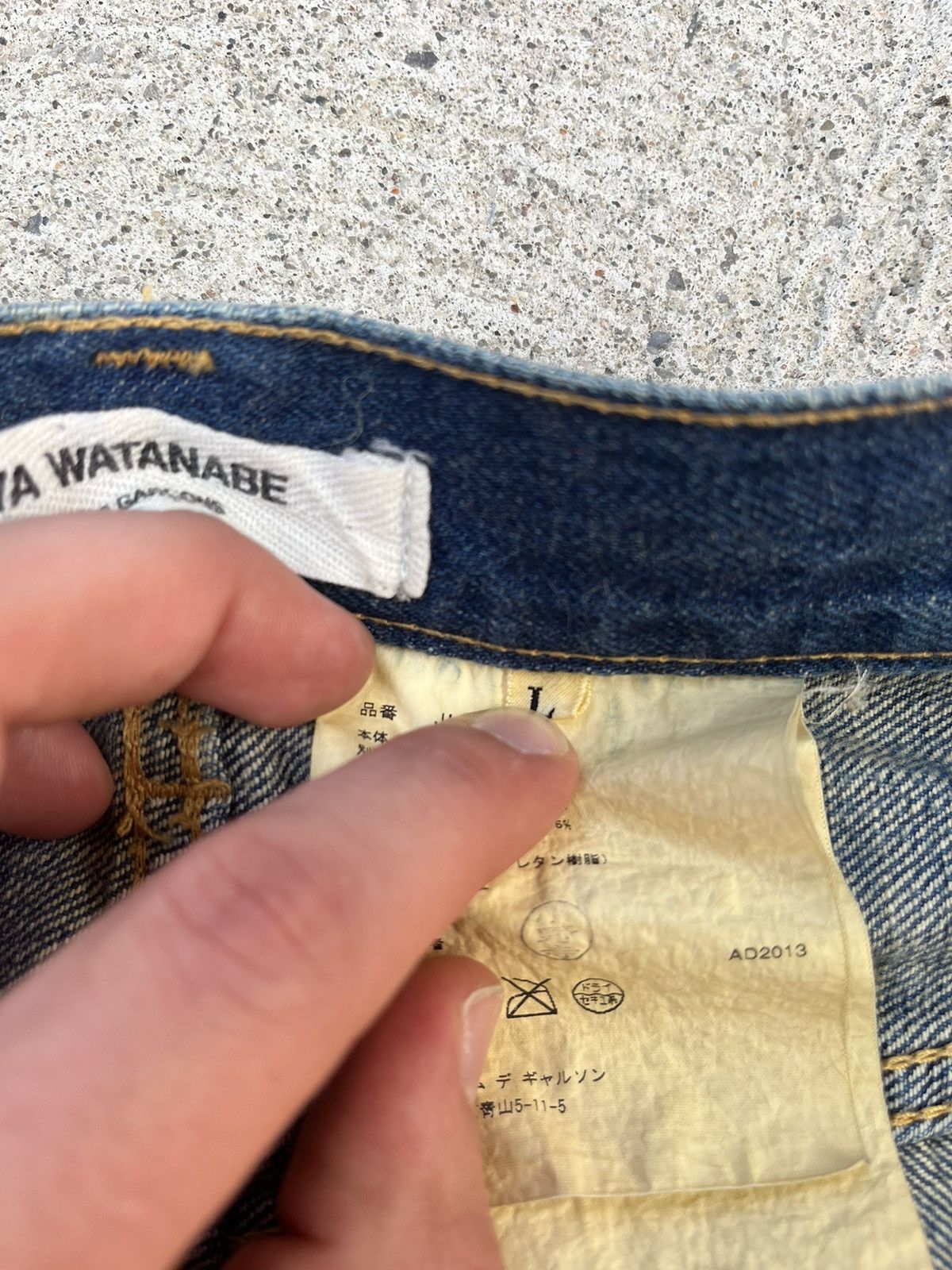 Comme des Garcons × Junya Watanabe AD FW 2013 Patchwork Denim Size US 34 / EU 50 - 14 Thumbnail