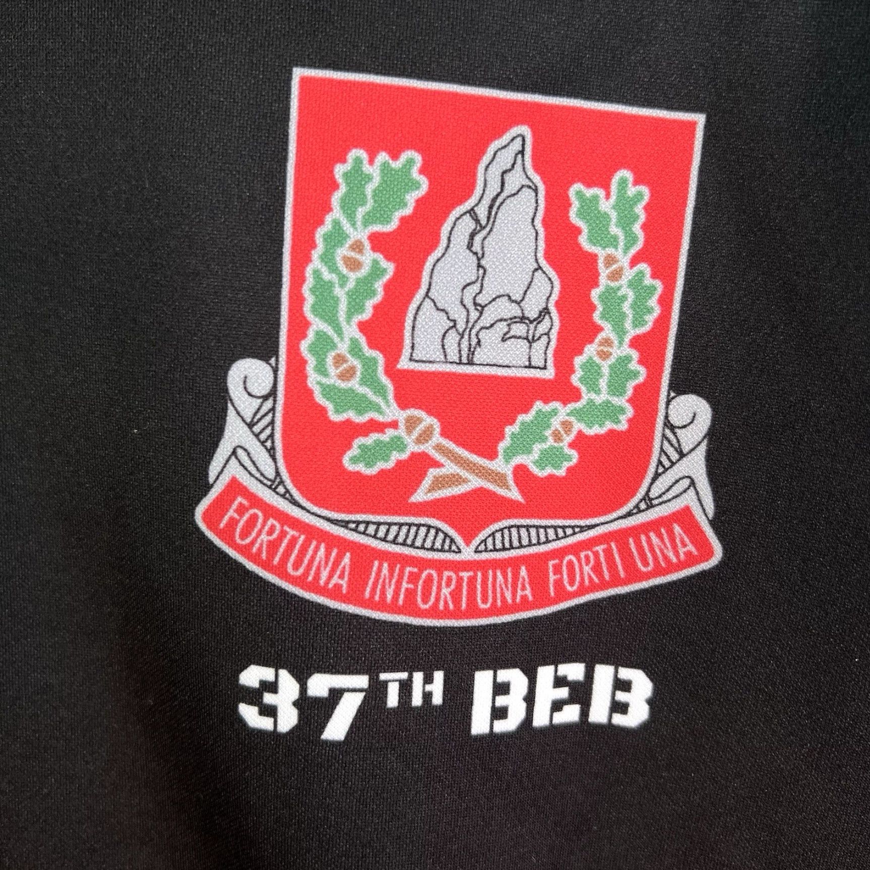 Vintage USA Special Ops 37Th BEB Engineering Hooded Sweatshirt Men’s Size L Black Poly Size US L / EU 52-54 / 3 - 3 Thumbnail