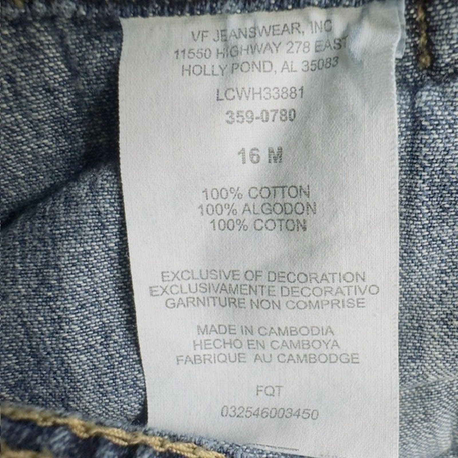 Lee Lee One True Fit Denim Jean Shorts 16M Blue Cuffed Mom VTG Size 38" / US 16 / IT 52 - 4 Thumbnail