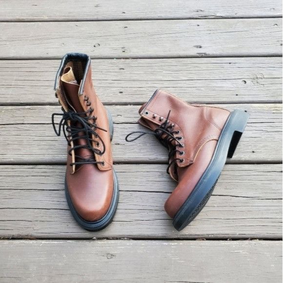 Red Wing Red Wing Shoes 8" Supersole 953 Brown Leather Lace-up Work S Size US 5 / IT 35 - 8 Thumbnail