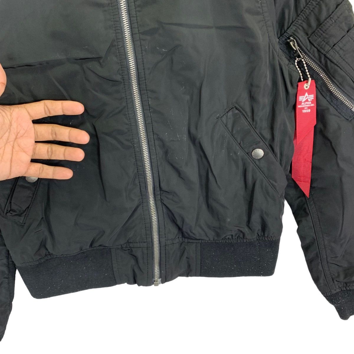 Alpha Industries VINTAGE ALPHA INDUSTRIES BOMBER ZIPPER JACKET Size US M / EU 48-50 / 2 - 3 Thumbnail