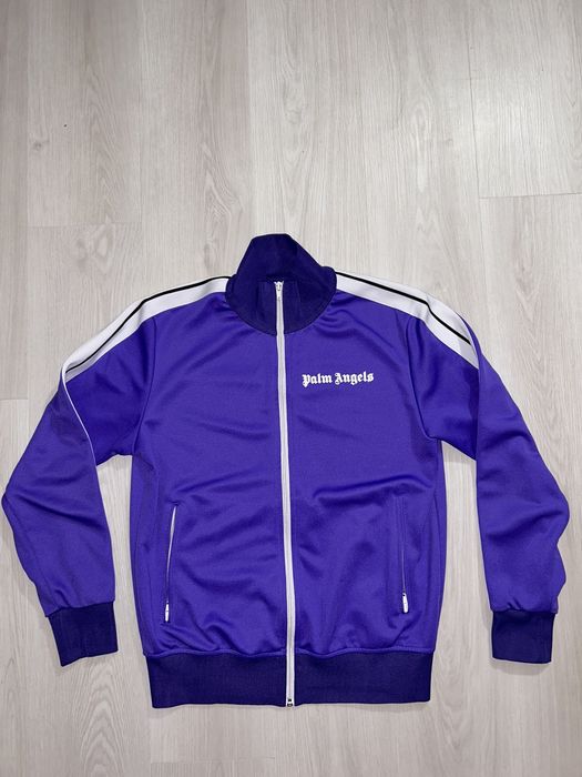 Palm angels 2024 track jacket purple