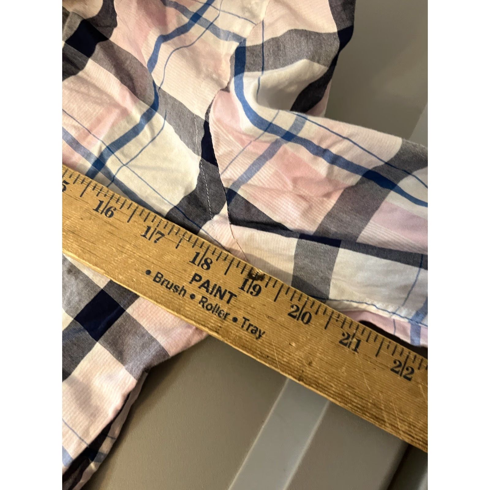 Express EXPRESS Button-Up Shirt Mens Medium Modern Fit Multicolor Plaid Check Size US M / EU 48-50 / 2 - 5 Thumbnail