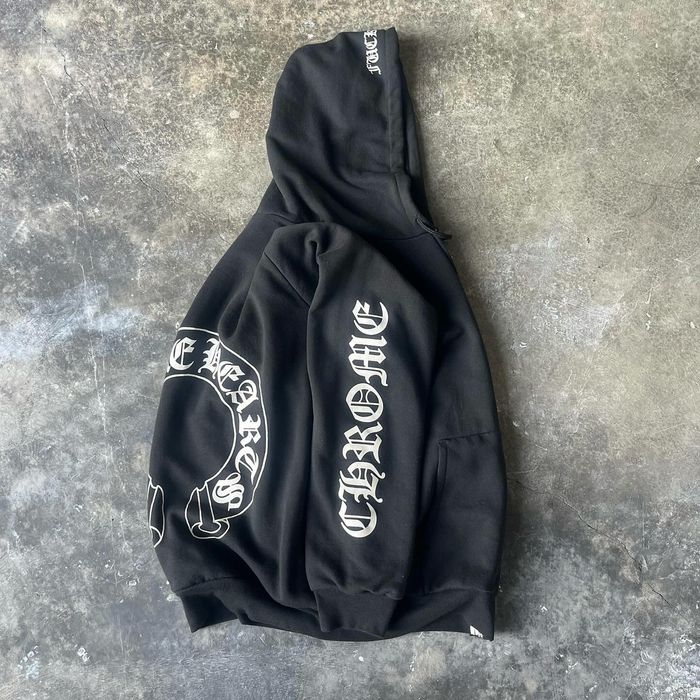 Very Rare Vintage 90s Chrome Hearts Fuck You Zip Up Thermal Hoodie 🩶⛓️ ...