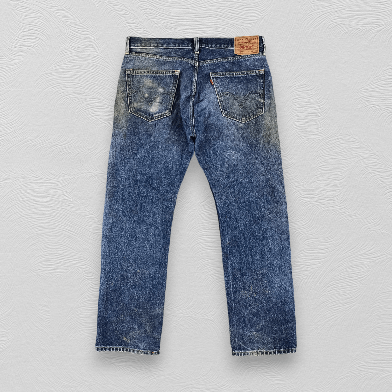 Levi's Vintage Levis 505 Jeans Rusty Wash Denim KJ1096 Size US 34 / EU 50 - 2 Thumbnail