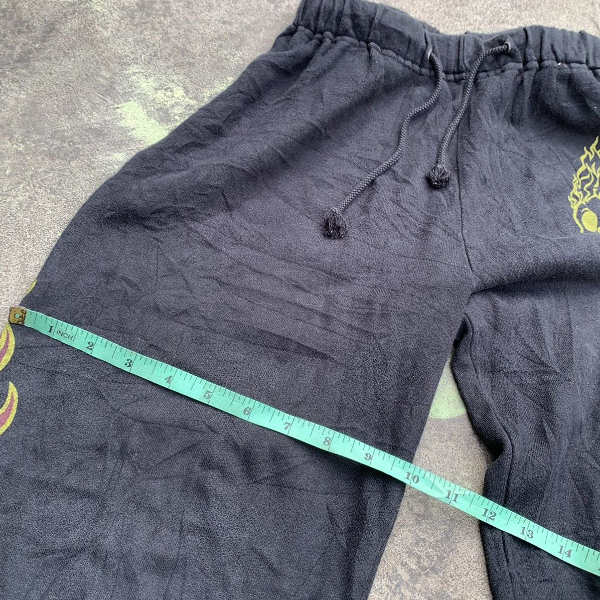 Japanese Brand FLAKE JAPAN Flame skull streetwear jogger pants Size US 29 - 10 Thumbnail