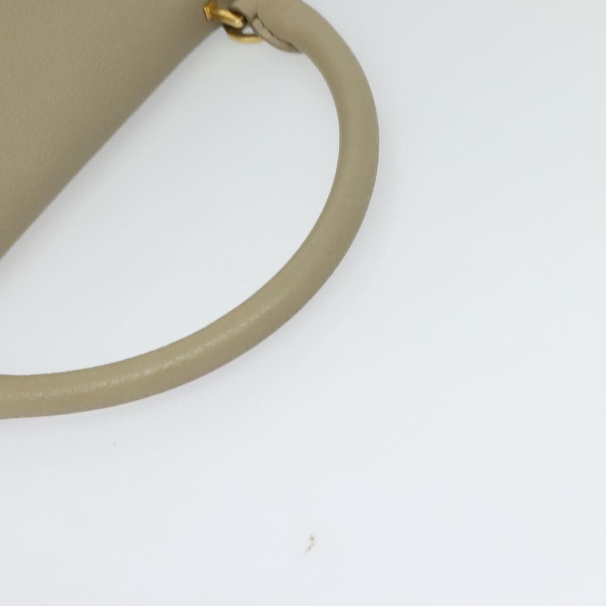 Celine CELINE Trapeze Hand Bag Leather Beige Gold Size ONE SIZE - 7 Thumbnail