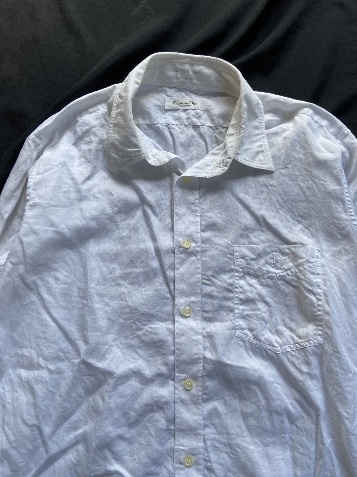 Christian Dior Monsieur × Vintage VINTAGE CHRISTIAN DIOR 2 IN 1 CASUAL BUTTON SHIRT Size US XL / EU 56 / 4 - 13 Thumbnail