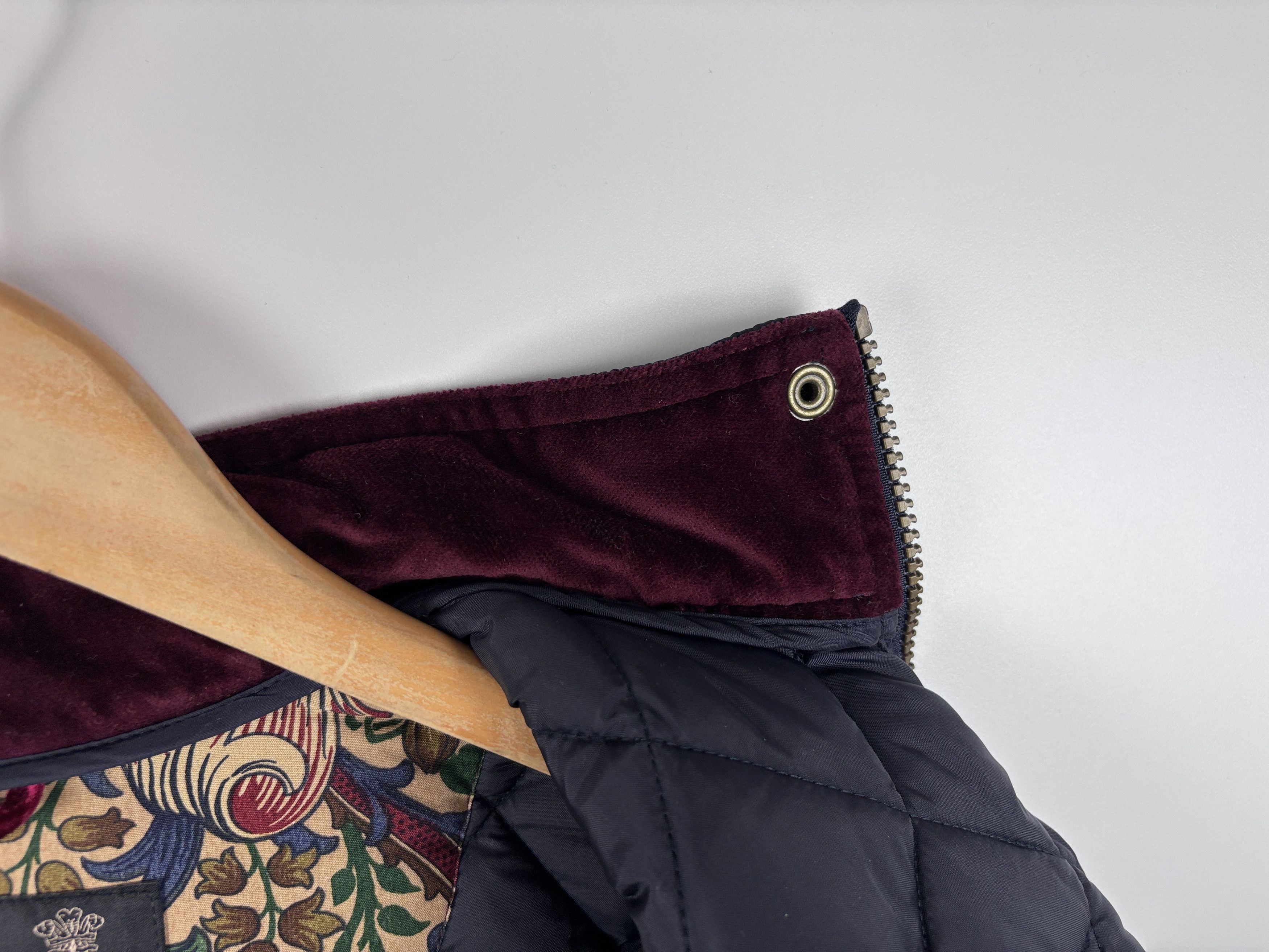 Barbour × Morris Barbour x Morris & Co Craft Gilet Quilted Vest US 6 Size M / US 6-8 / IT 42-44 - 9 Thumbnail