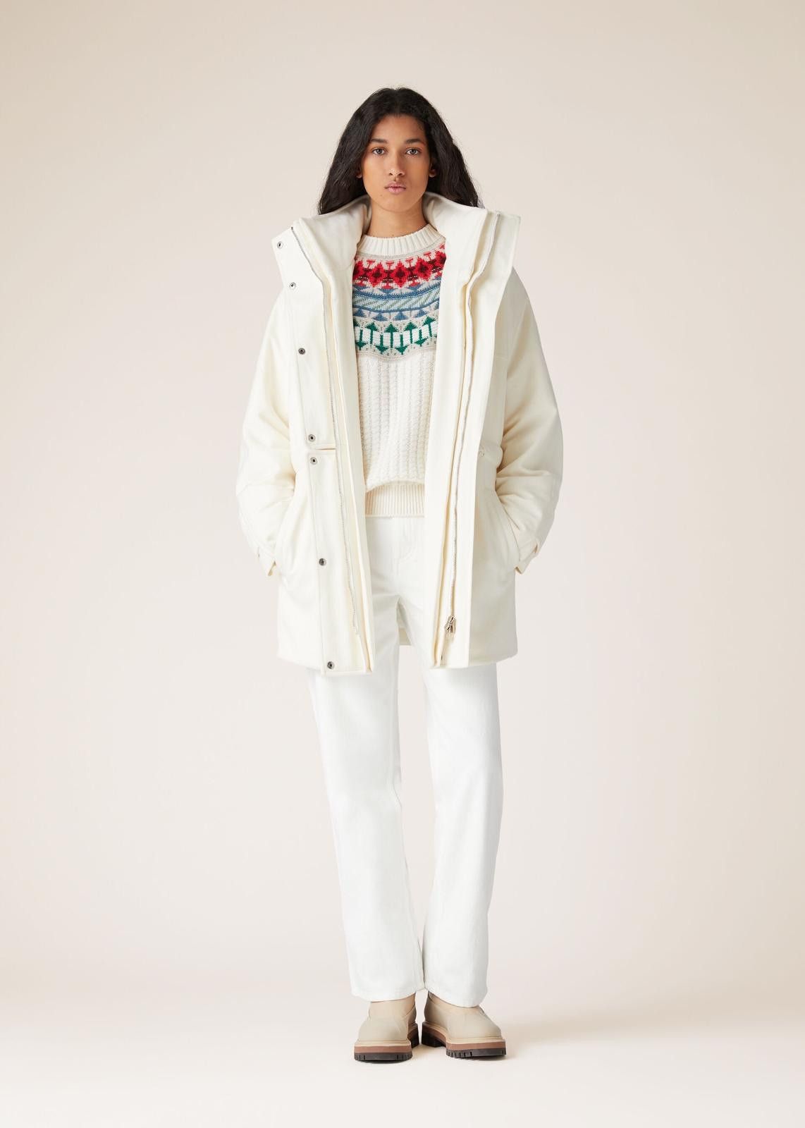 Loro Piana o1srvl11e0125 Noel Holiday Crewneck Sweater in Multicolor Size XS / US 0-2 / IT 36-38 - 5 Thumbnail