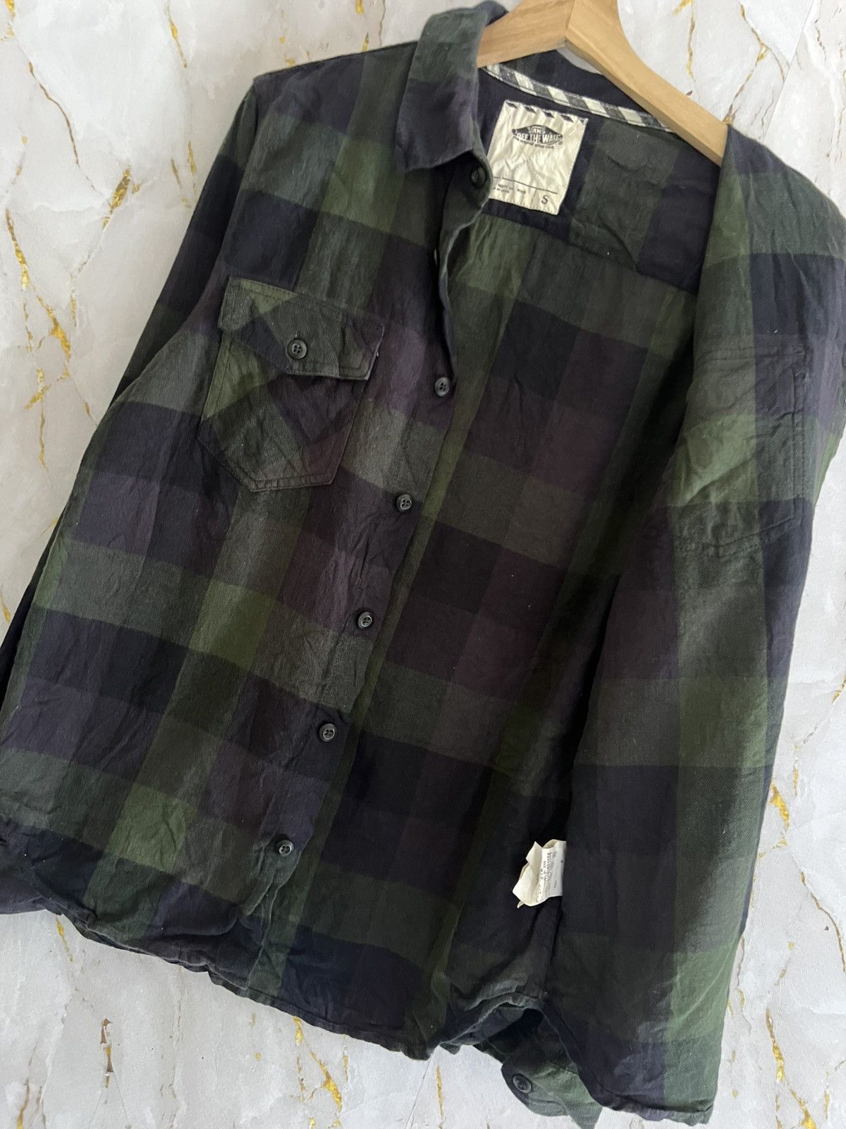 Vans Vintage Vans Tartan Button-Up–Skate Punk Streetwear Archive Size US S / EU 44-46 / 1 - 9 Thumbnail