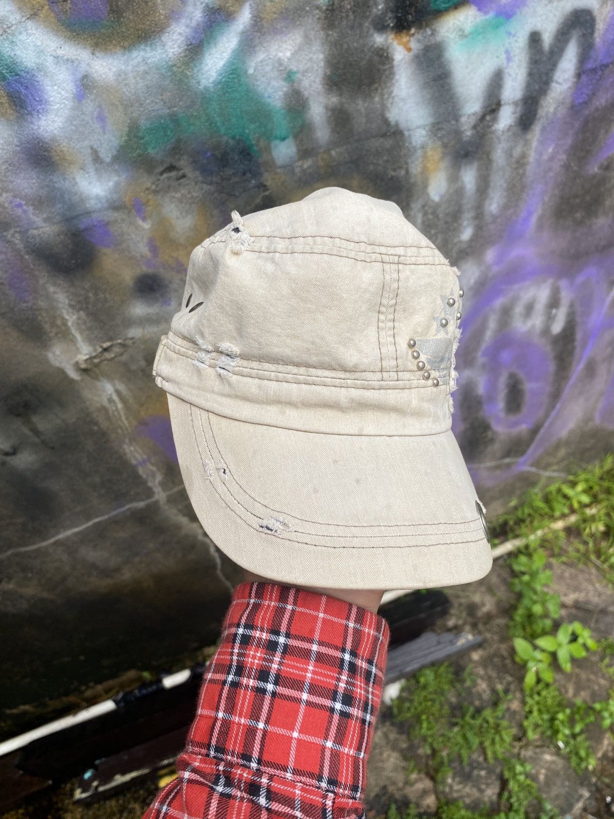 Other ❤️‍🔥Vintage commando hats distressed cross punk style Size ONE SIZE - 7 Thumbnail