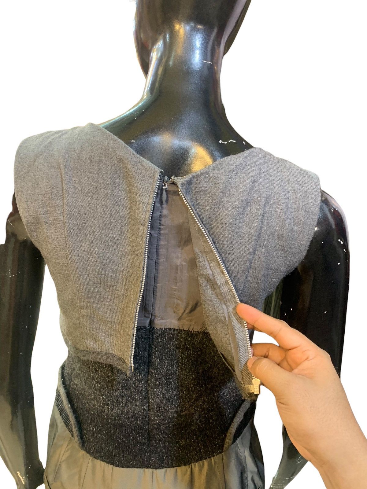 Undercover AW07 “Knit and hightech” hybrid mini dress runway Size XS / US 0-2 / IT 36-38 - 18 Thumbnail