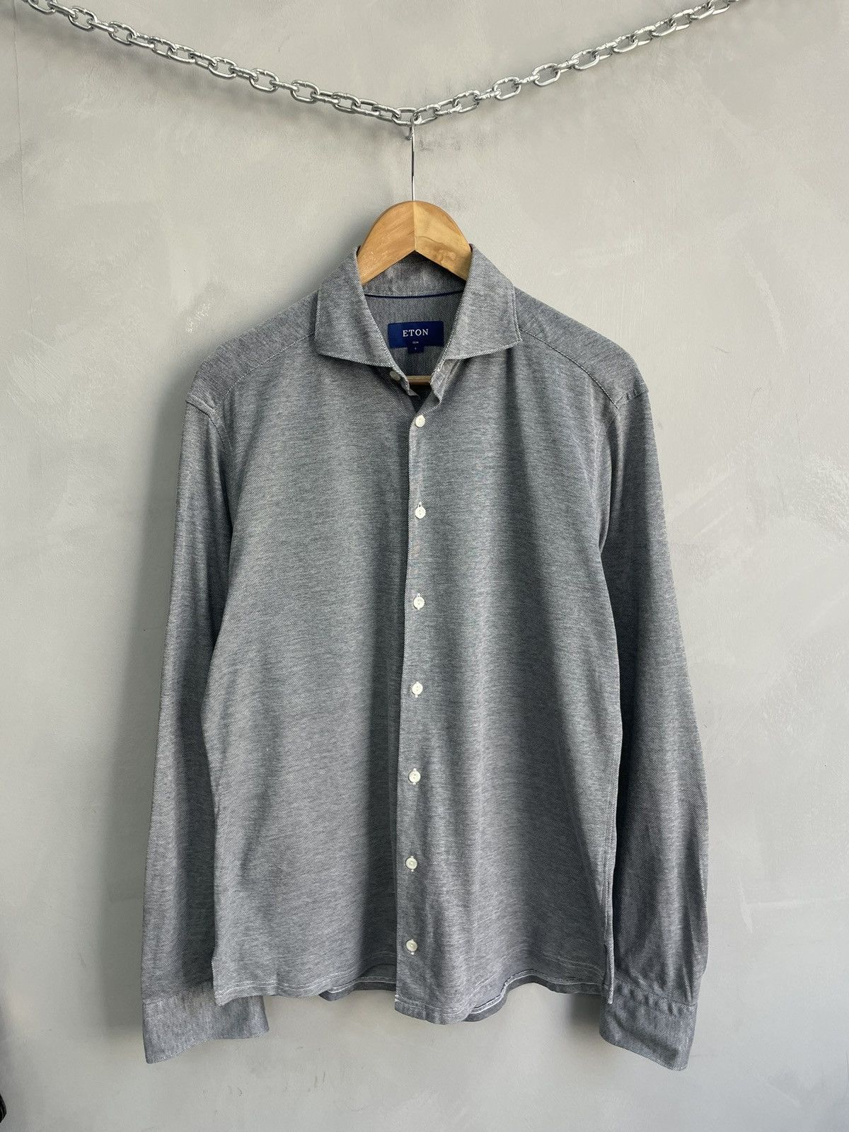 Eton Eton casual cotton shirt button up Size US L / EU 52-54 / 3 - 1 Thumbnail