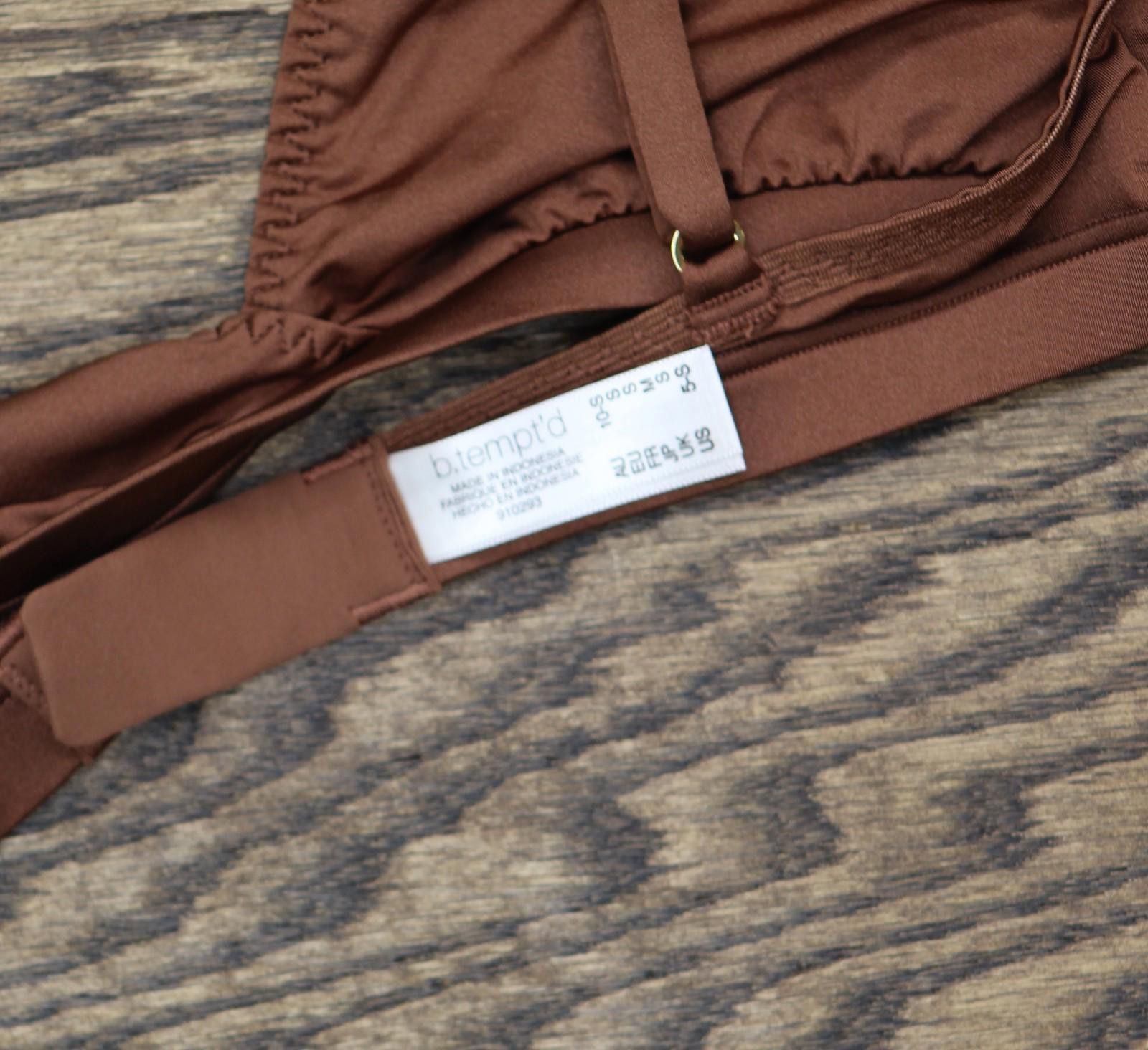 Other B.tempt'd By Wacoal Spotlight Bralette 910293 Mink Brown S Size ONE SIZE - 5 Thumbnail
