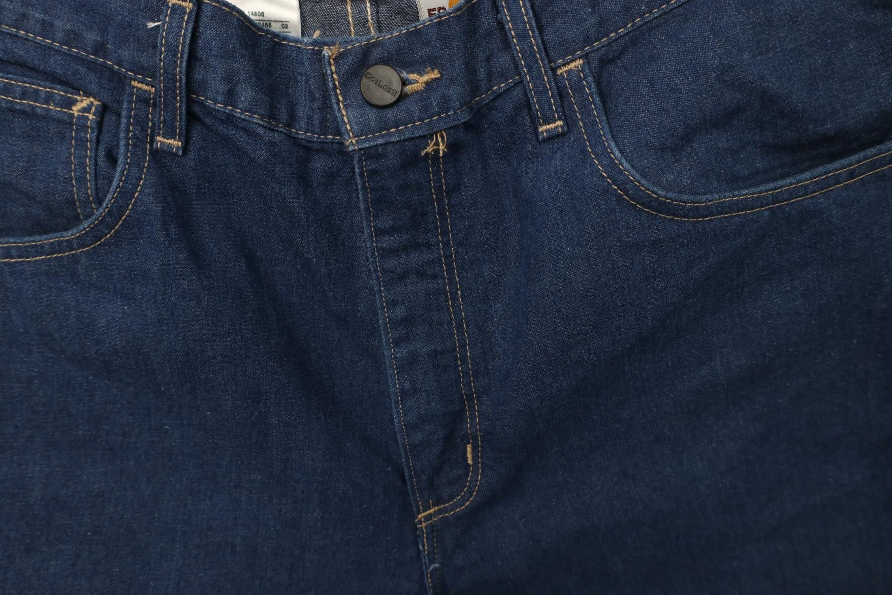 Carhartt Carhartt FR Resistant Work Wide Leg Denim Jeans USA Blue Size US 36 / EU 52 - 6 Thumbnail