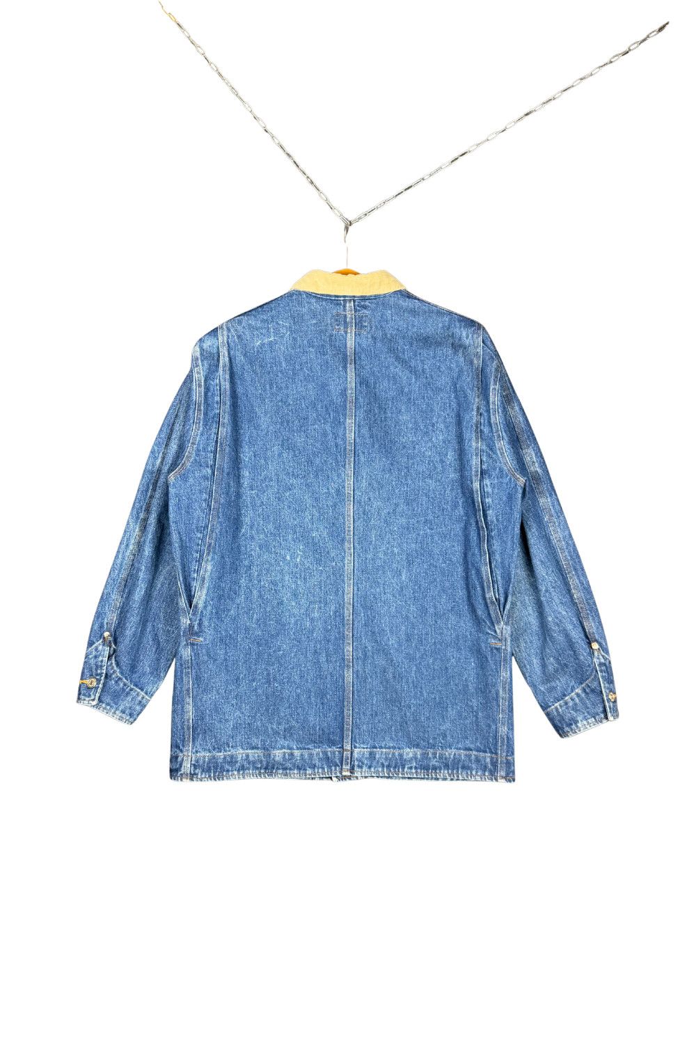 Polo Ralph Lauren Vintage Polo Ralph Lauren Denim Chore Jacket FW91 Workwear Size US S / EU 44-46 / 1 - 2 Thumbnail