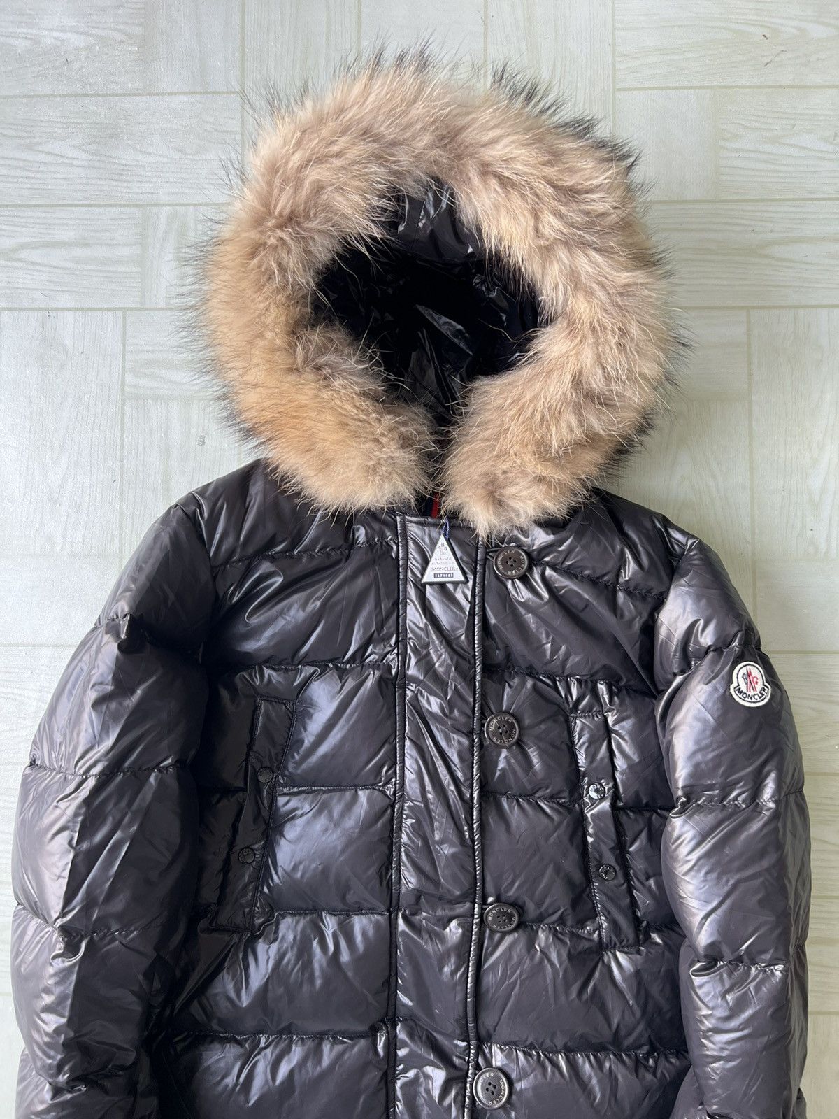 Moncler Moncler Grenoble Lucie Long Down Jacket Fur Hoodie Size S / US 4 / IT 40 - 5 Thumbnail