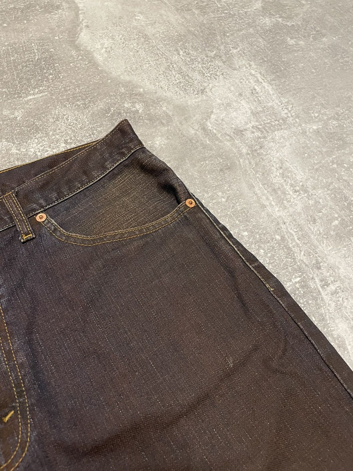 Levi's × Levi's Vintage Clothing × Vintage Vintage Levis 517 Washed Garment Dye Distressed Jeans Size US 34 / EU 50 - 16 Thumbnail