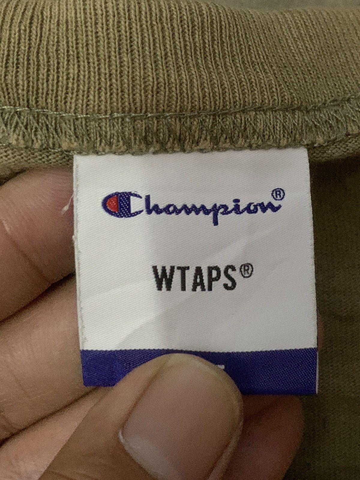 Champion × Japanese Brand × Wtaps Champion X Wtaps Plain Tee Size US L / EU 52-54 / 3 - 6 Thumbnail