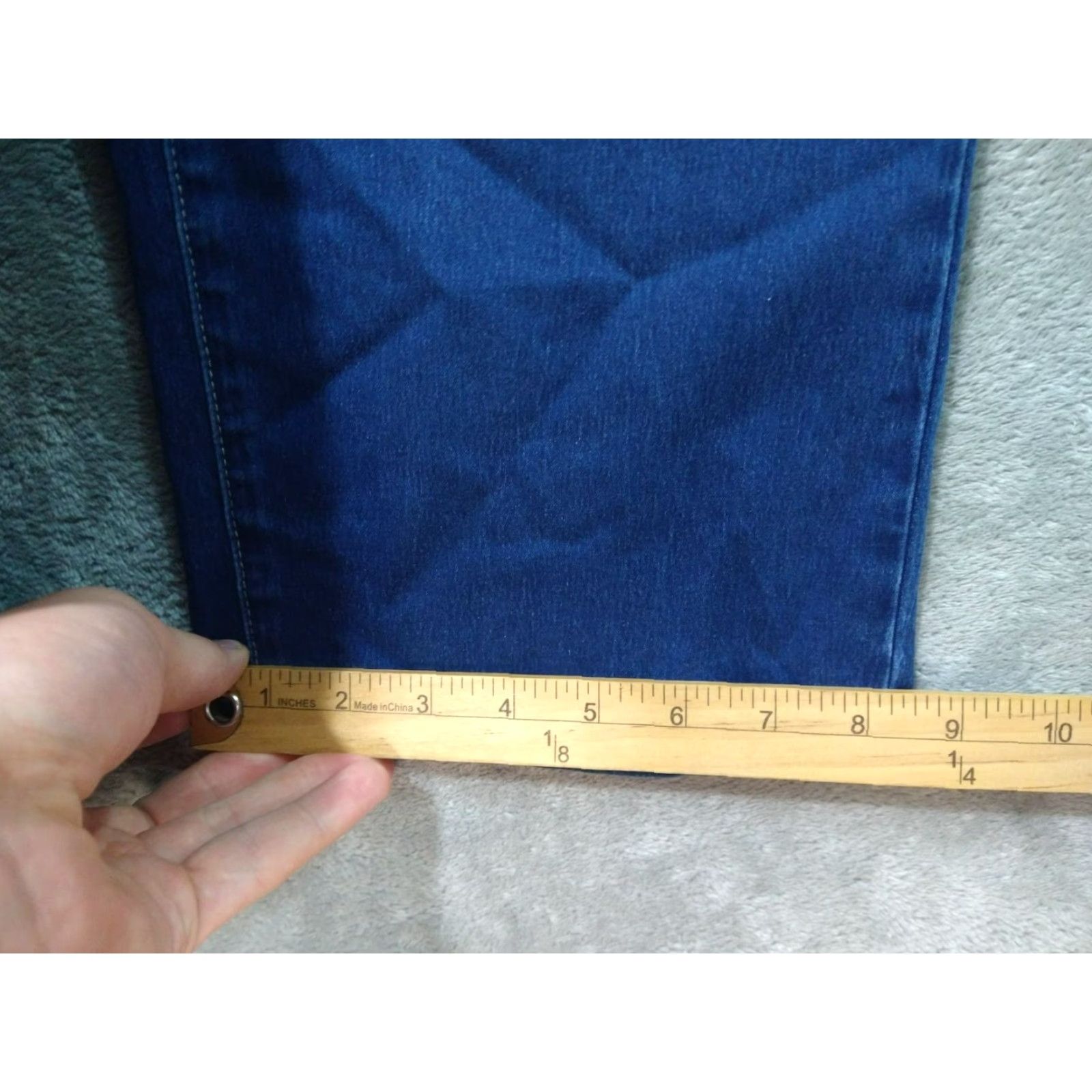 Primitive Born Primitive Jeans Mens 42x32 Blue Denim Athletic Fit High Rise Stretch 5-Pocket Design Jeans Mens 42 Blue Denim Jeans Size US 42 / EU 58 - 5 Thumbnail