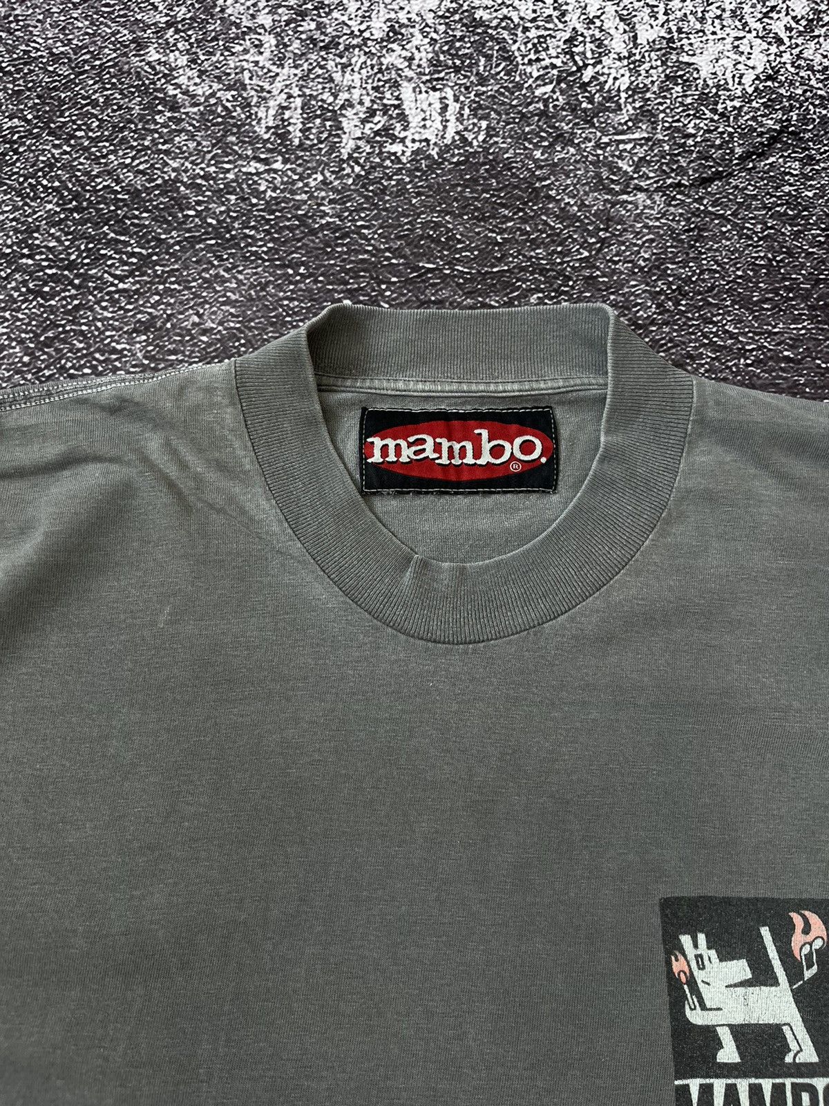 Mambo Rare Vintage MAMBO Graphics P/L 1990 Dog T-Shirt (Australia) Size US XL / EU 56 / 4 - 6 Thumbnail