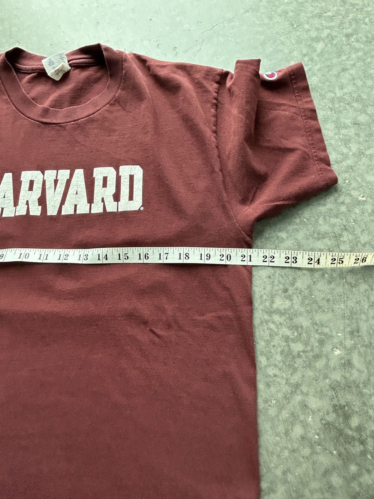Champion Vintage 90s Champion Harvard Graphic Tee Size US L / EU 52-54 / 3 - 8 Thumbnail