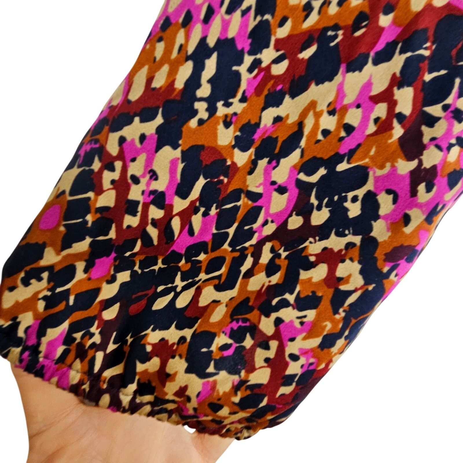 Diane von Furstenberg DVF Diane Von Furstenberg Darcey Silk Blouse 2 Loud Luxury Size XS / US 0-2 / IT 36-38 - 4 Thumbnail