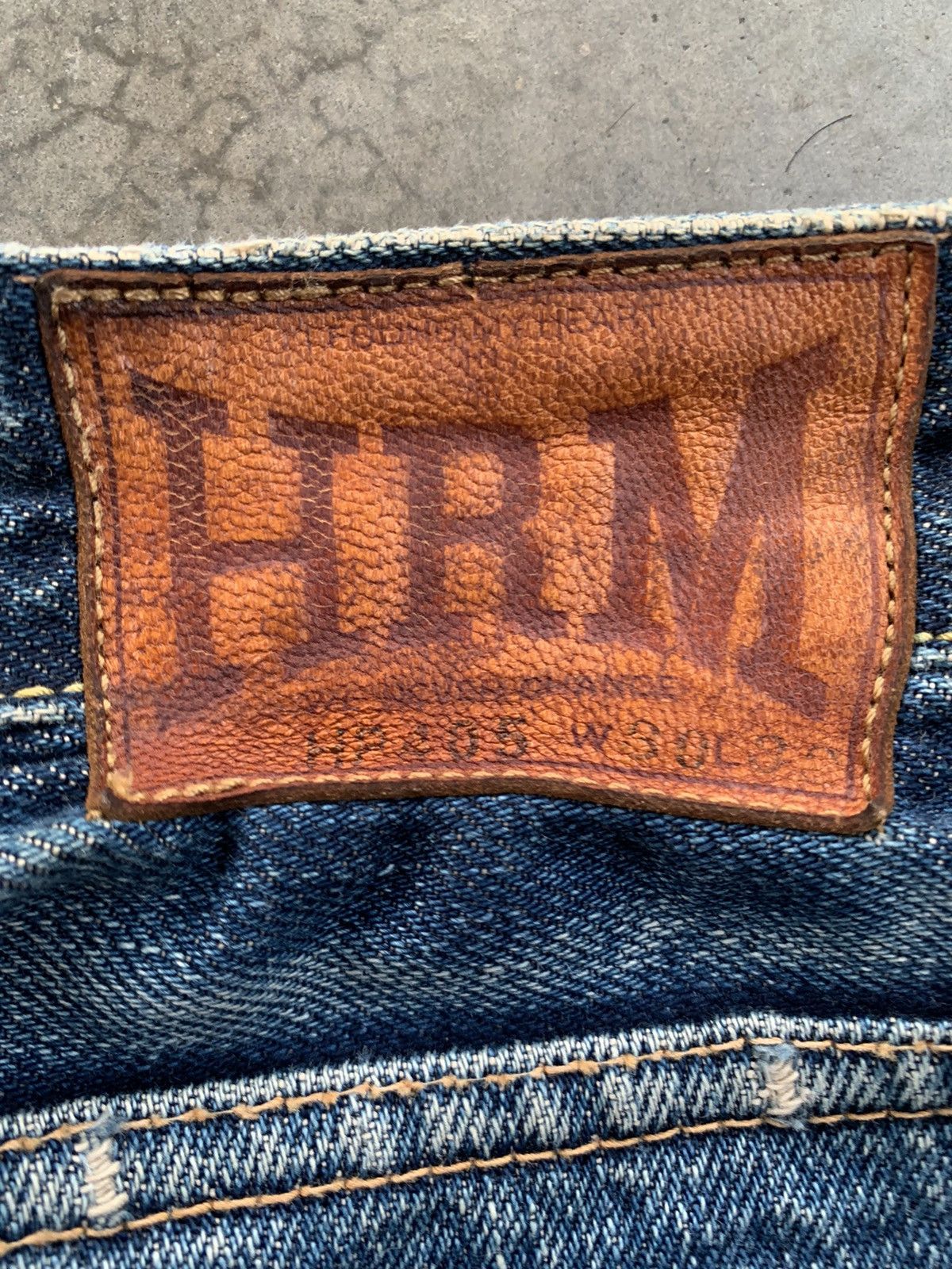 Kapital Kountry Hollywood Ranch Market HR405 Selvedge Patchwork Grunge Jeans Size US 31 - 18 Thumbnail