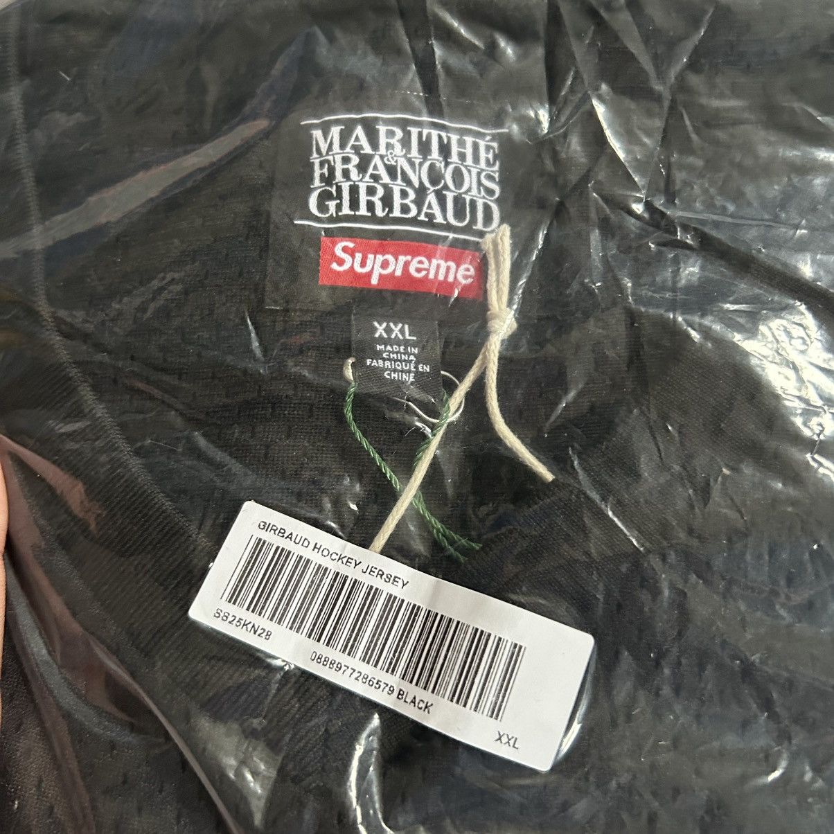 Supreme MARiTHÉ + FRANÇOiS GiRBAUD POLYMESH iCE HOCKEY JERSEY BLACK Size US XXL / EU 58 / 5 - 1 Thumbnail