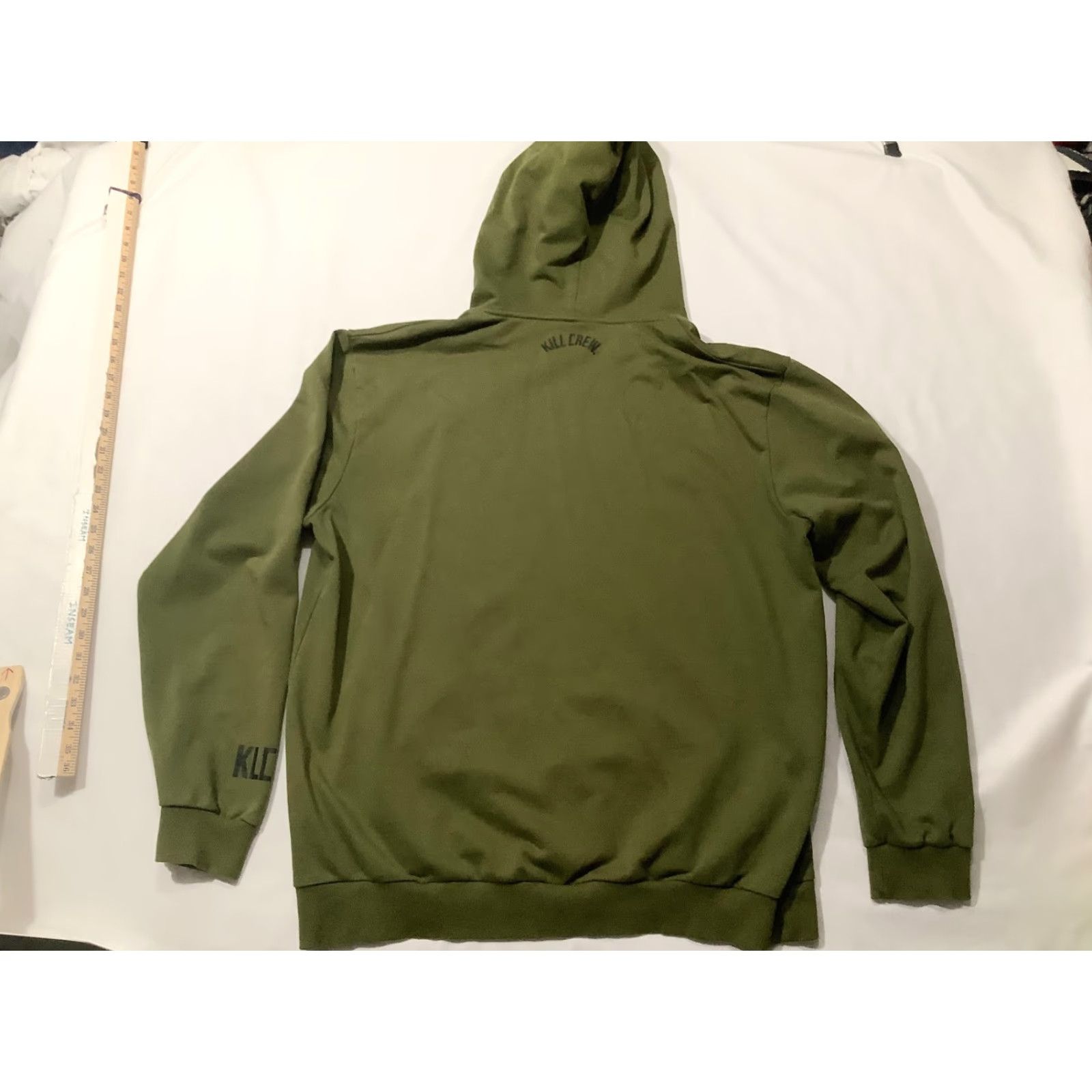 Logo 7 Kill Crew Hoodie Mens 2XL Green Logo Graphic Pullover Sweatshirt Tagless Casual Size US XXL / EU 58 / 5 - 6 Thumbnail
