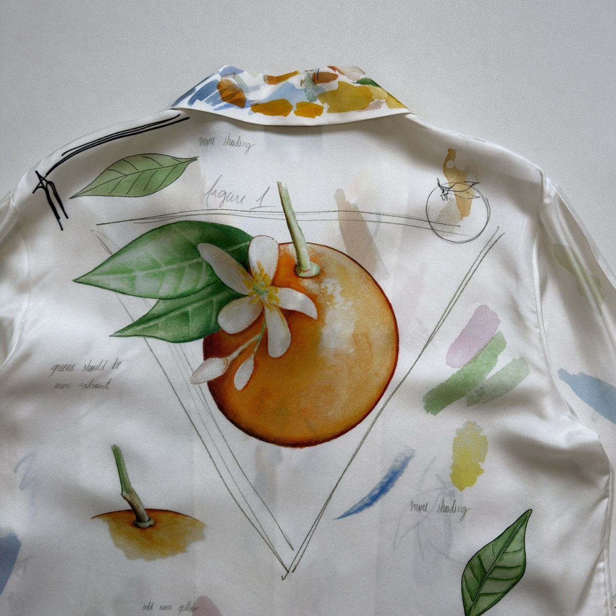 Casablanca Watercolour ‘Work In Progress’ Silk Shirt Size US M / EU 48-50 / 2 - 14 Thumbnail