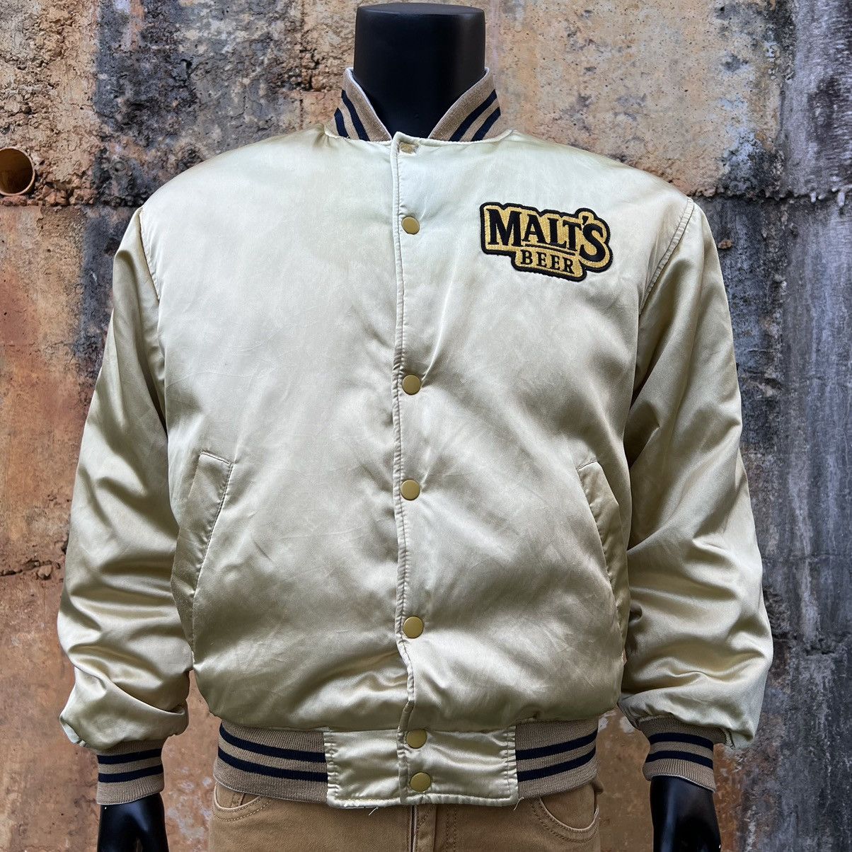 Vintage Vintage Malts Reversible Varsity Jacket Spell out Big Logo Size US M / EU 48-50 / 2 - 4 Thumbnail
