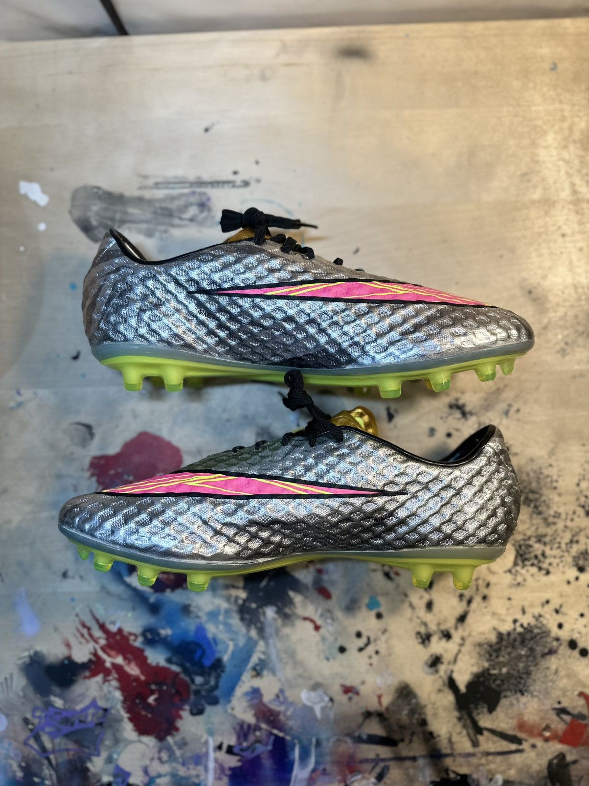 Nike 2015 Nike hypervenom phantom 1 liquid diamond fg soccer boot Size US 11.5 / EU 44-45 - 3 Thumbnail