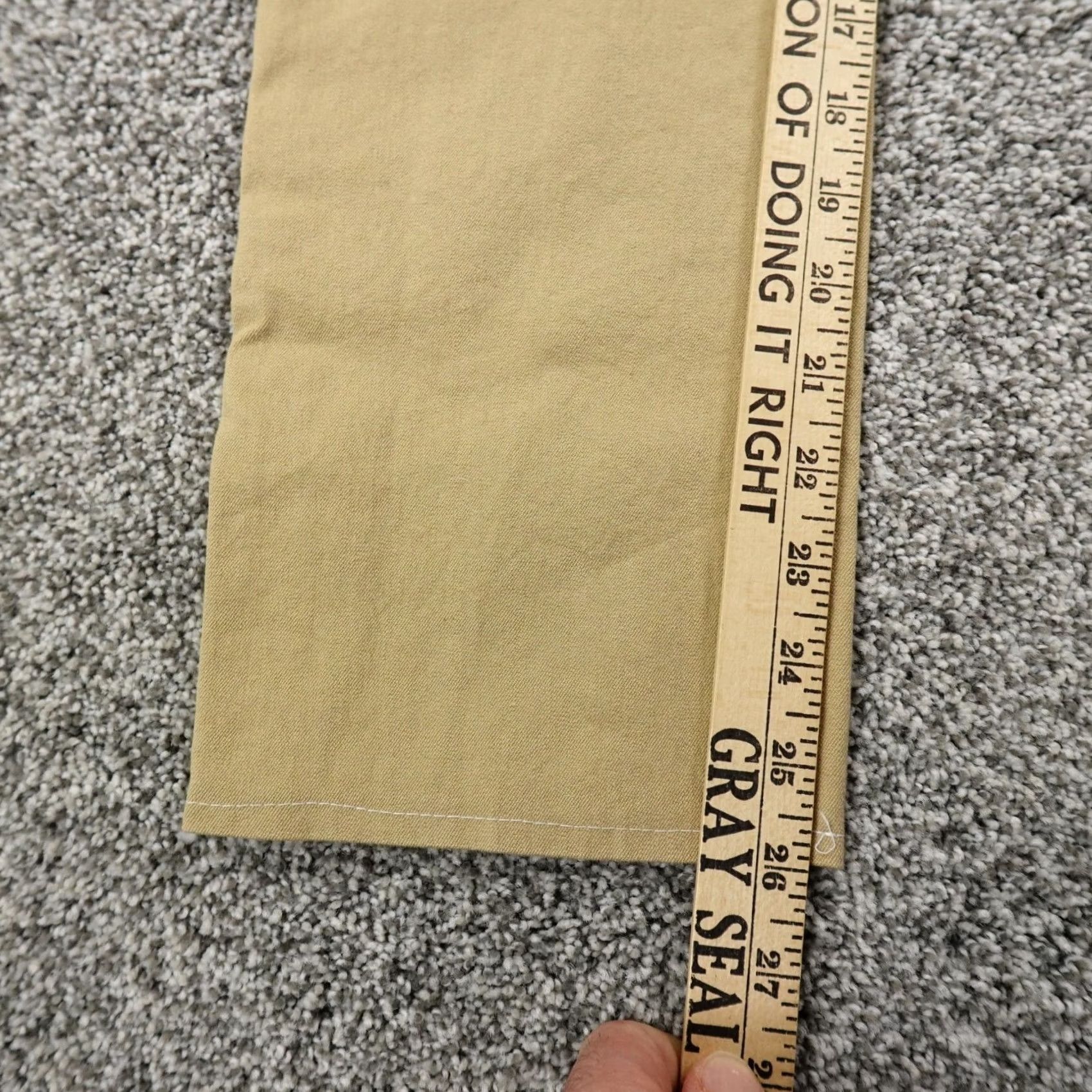 Ralph Lauren Ralph Lauren Pants Womens 6 Beige Chino Trousers Low Rise Stretch Preppy Size 28" / US 6 / IT 42 - 3 Thumbnail
