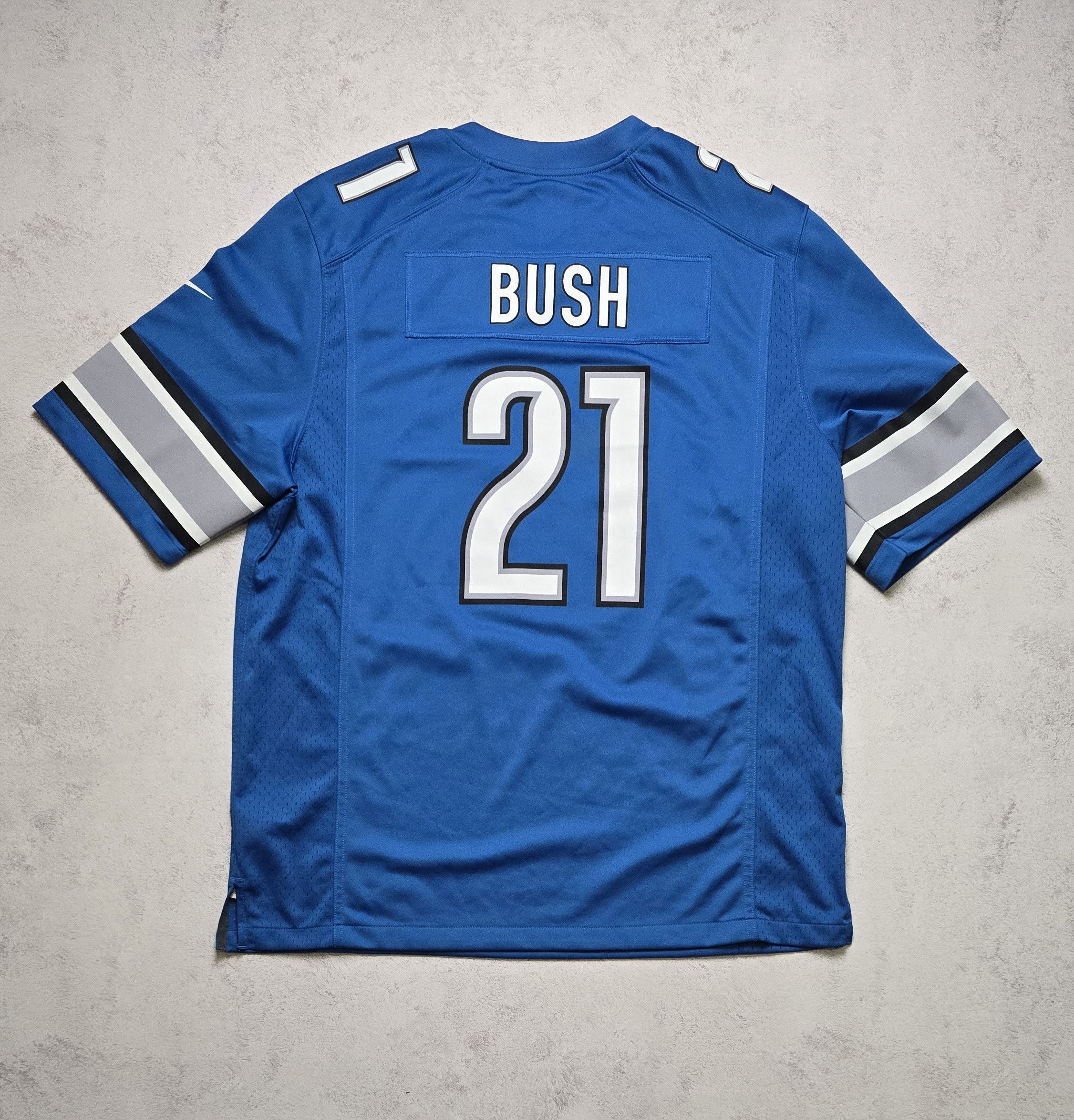 Nike Reggie Bush #21 Detroit Lions Nike On Field NFL Jersey Size US XL / EU 56 / 4 - 3 Thumbnail