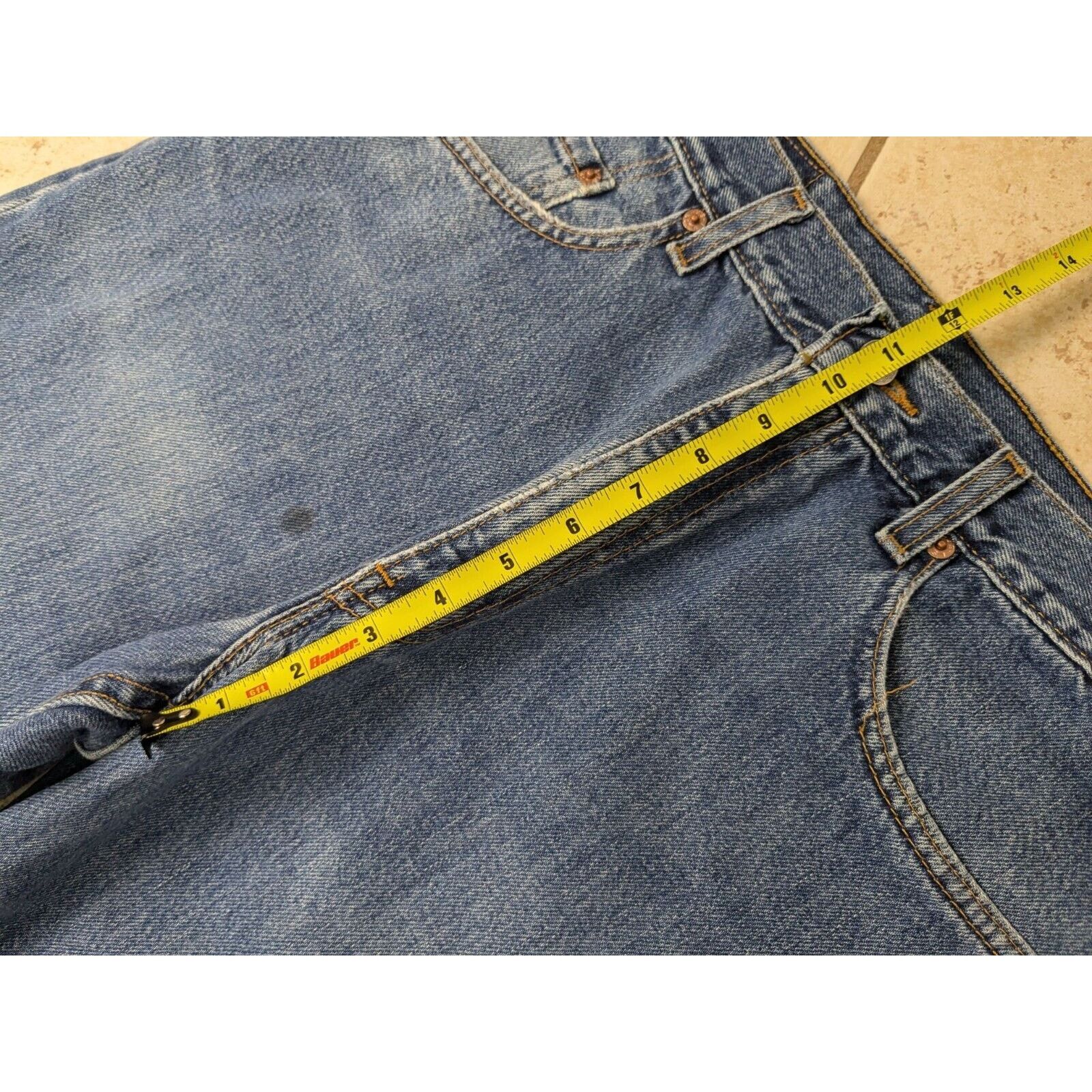 Levi's Vtg 90's Levis Jeans 550 34x32 Relaxed Fit USA Blue Denim Size US 34 / EU 50 - 8 Thumbnail