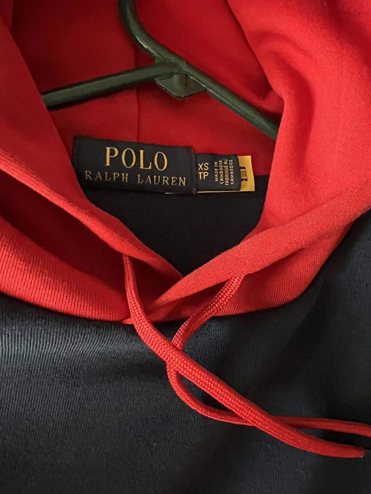 image of Polo Ralph Lauren Polo Hoodie Size Xs in Navy, Men's