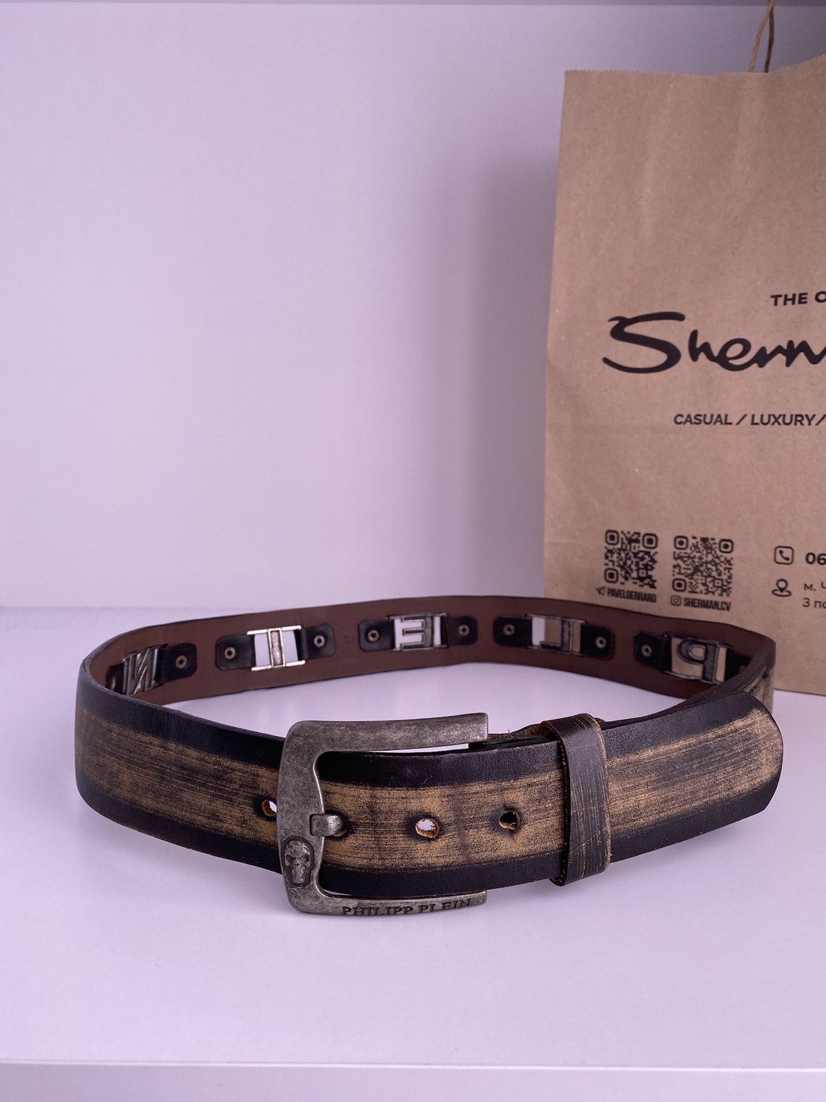 Philipp Plein × Vintage Philipp Plein vintage skull belt Y2k style Size ONE SIZE - 1 Thumbnail