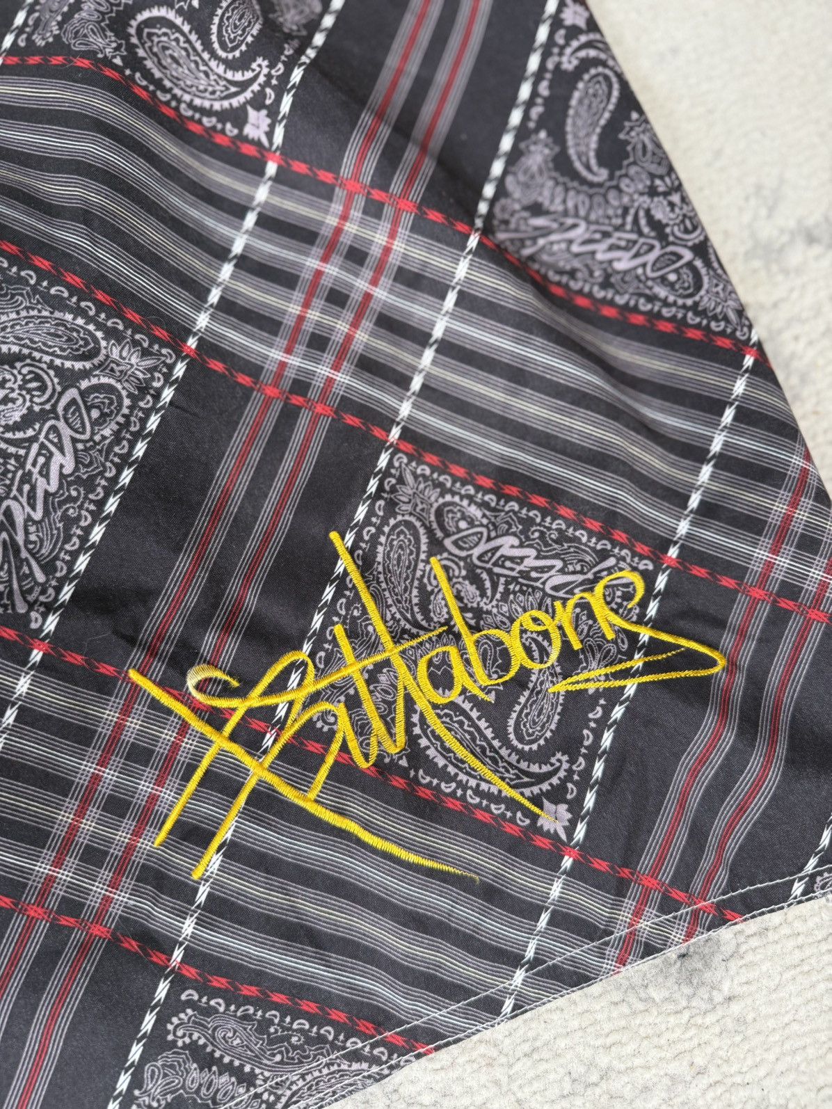 Billabong Y2K Billabong Checkered Bandana Print Board Shorts Size US 36 / EU 52 - 3 Thumbnail