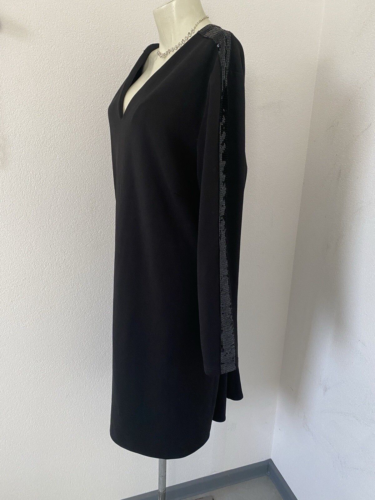 Other Zizzi Evening Dress Black Size L Sequins F/H25 Size L / US 10 / IT 46 - 3 Thumbnail
