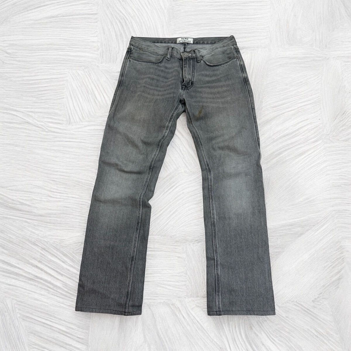 Acne Studios ANCE STUDIOS Max Vintage Grey Denim Pants Size US 31 - 1 Thumbnail