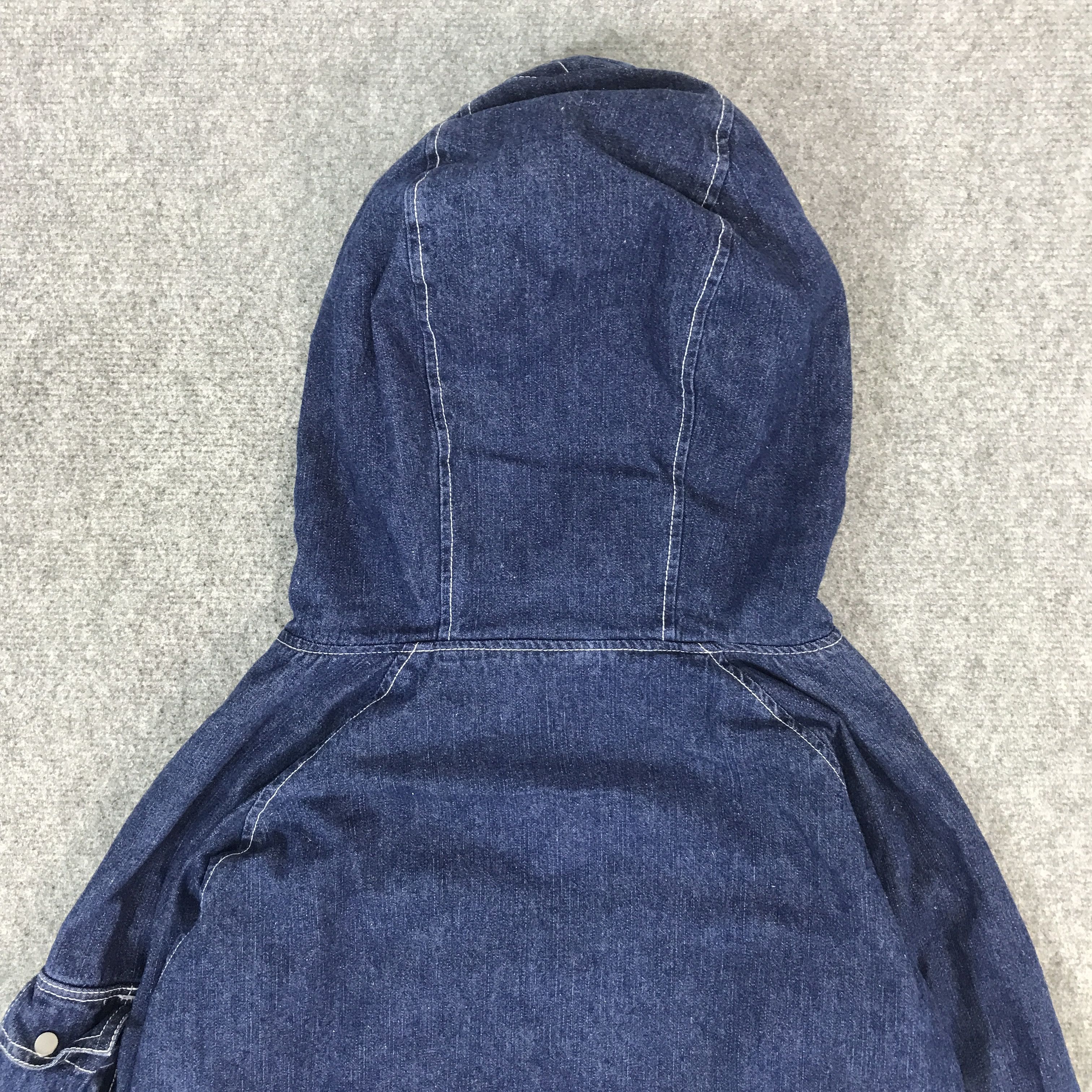Japanese Brand JOEY FACTORY JAPAN STYLE DENIM HOODIES JACKET K69B5 Size US M / EU 48-50 / 2 - 4 Thumbnail