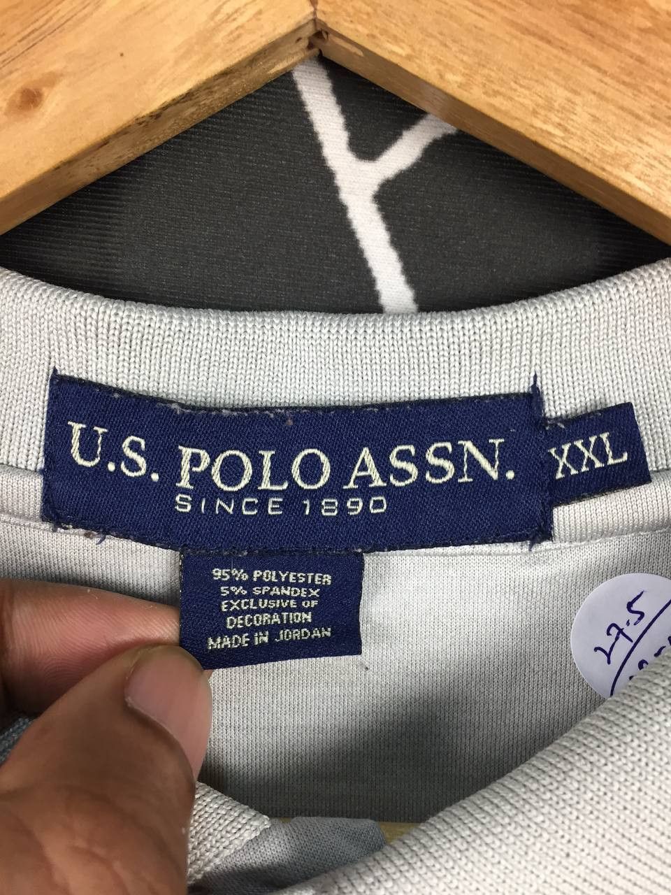 Polo Ralph Lauren × U.S. Polo Assn. × Vintage U.S Polo Assn. Embroidered Logo Classic Polo Tee Size US XXL / EU 58 / 5 - 16 Thumbnail