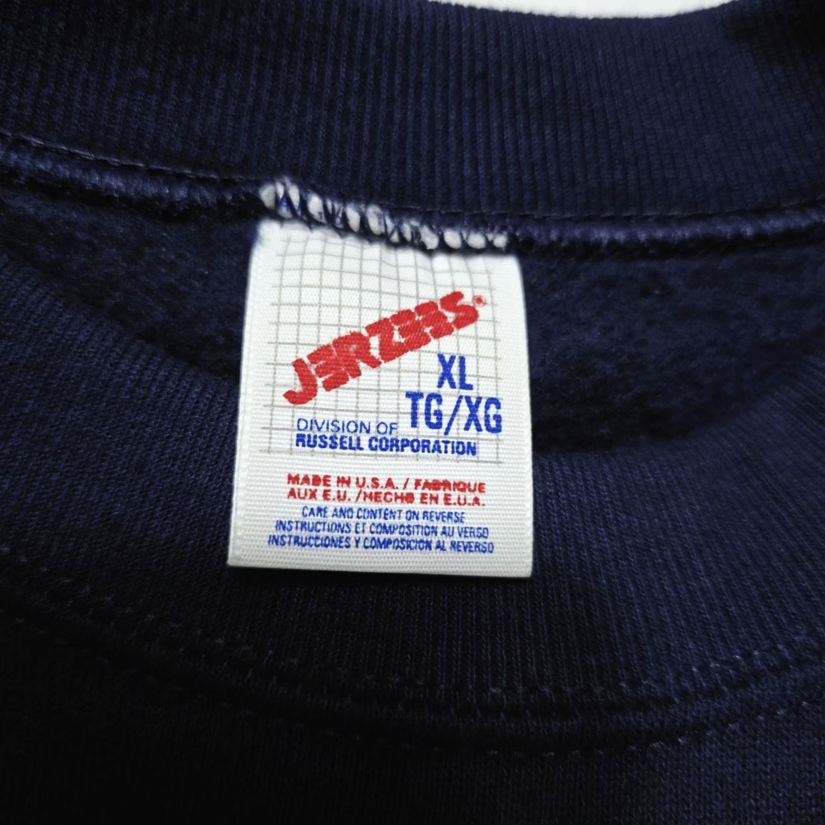 Jerzees VINTAGE Harbor Springs Michigan Sweatshirt Mens XL Blue Jerzees Made USA 90s Embroidered Sweatshirt Size US XL / EU 56 / 4 - 5 Thumbnail