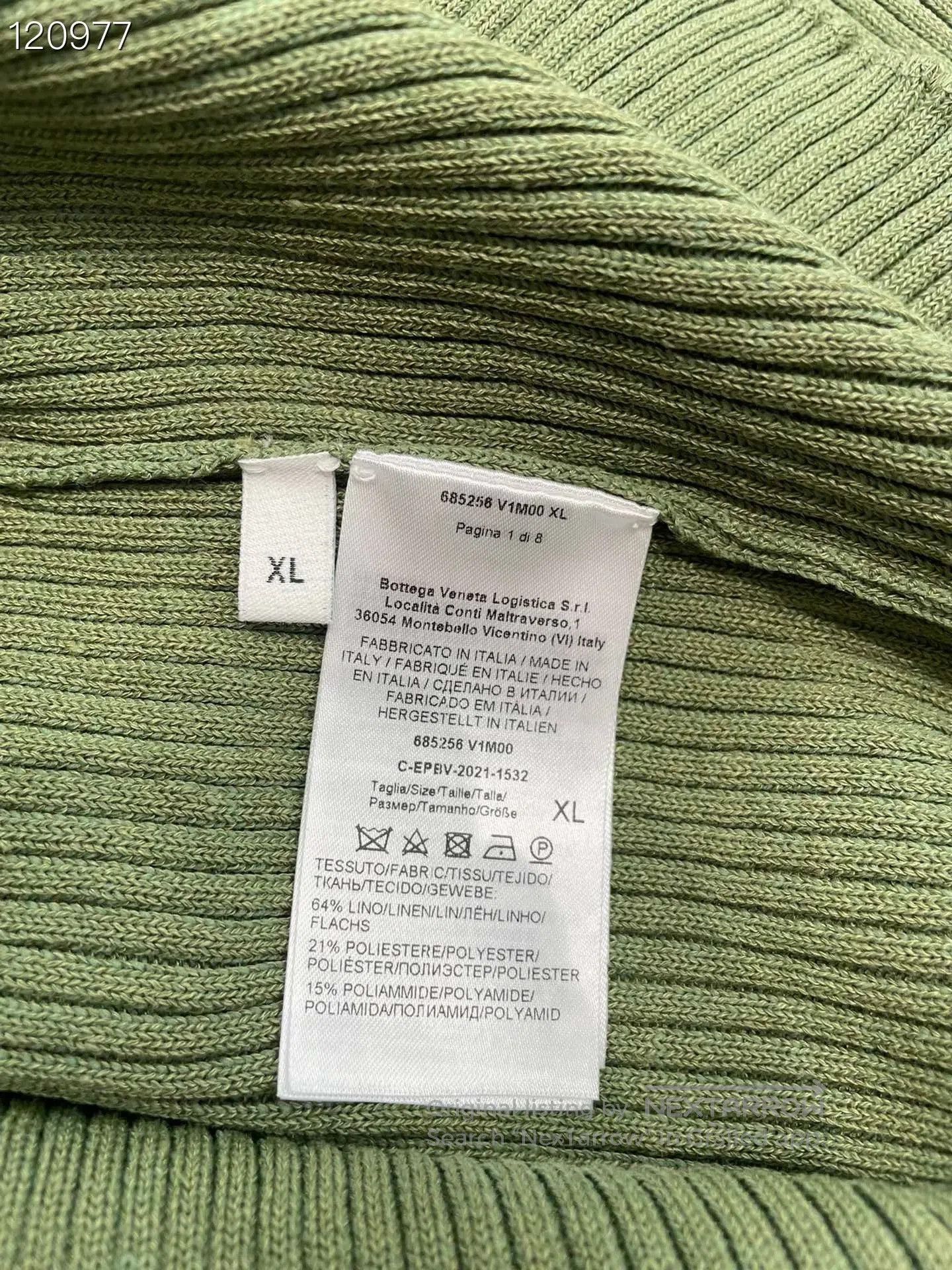 BV By Bodega BV Women's Ribbed Short Sleeve Polo. Size XL / US 12-14 / IT 48-50 - 4 Thumbnail