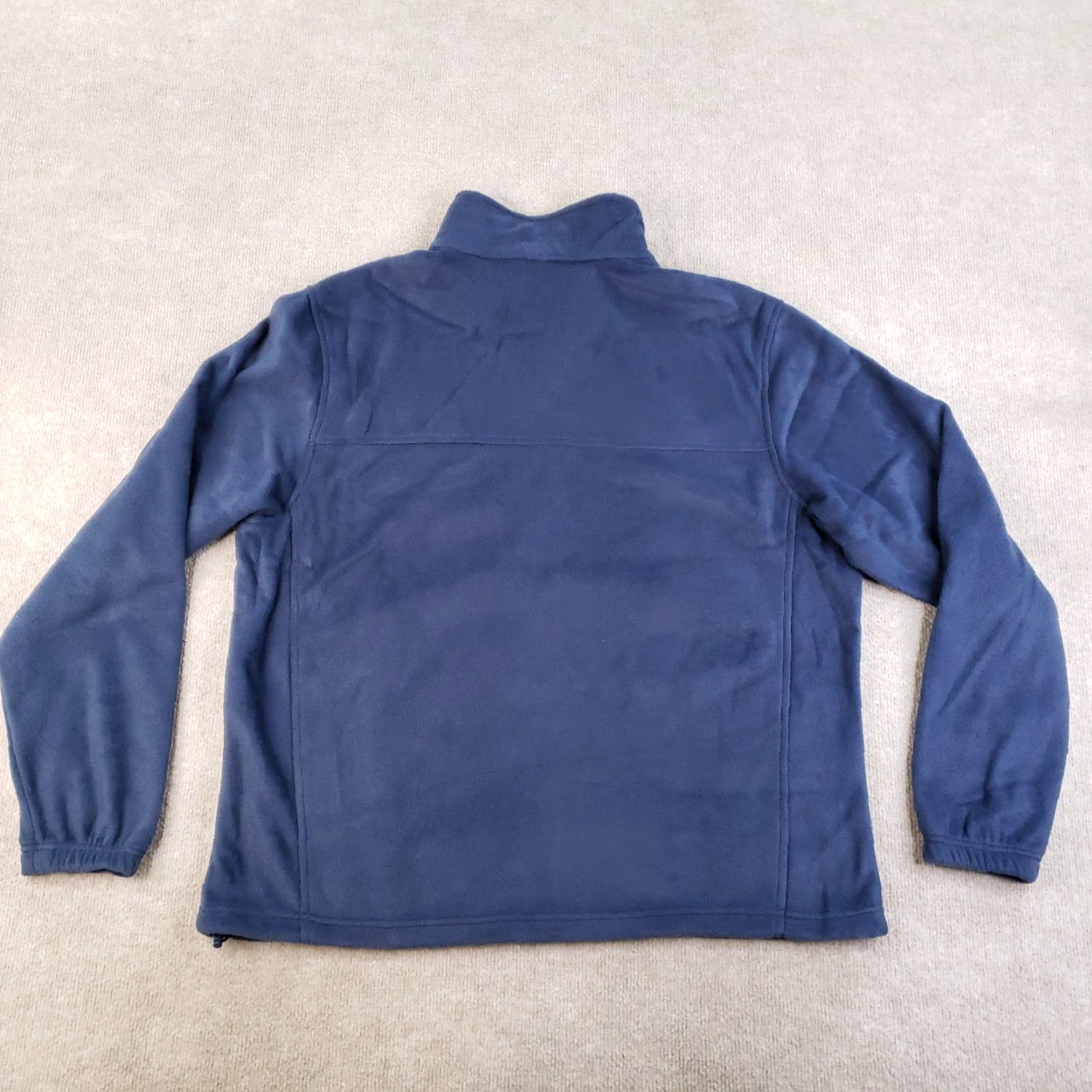 Layer 8 Columbia Jacket Mens XL Blue Full Zip Fleece Outdoor Layer Mock Neck Lightweight Bomber Jacket Size US XL / EU 56 / 4 - 8 Thumbnail