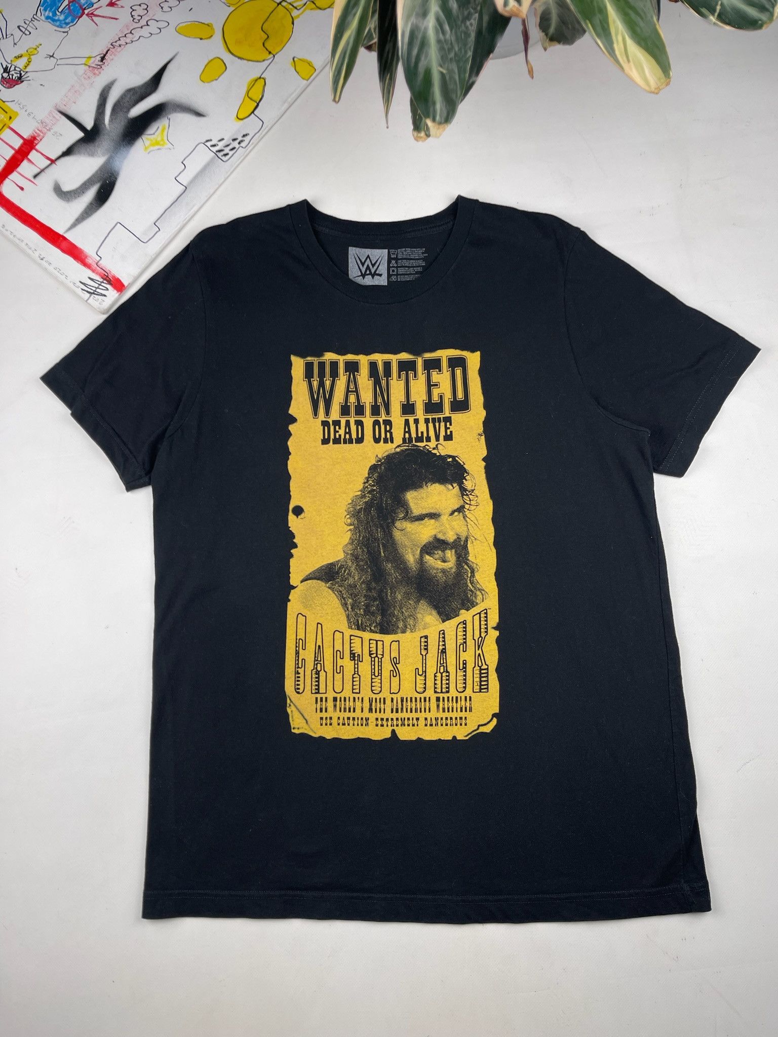 Vintage Cactus Jack Black tshirt L WWE WWF Size US L / EU 52-54 / 3 - 1 Thumbnail