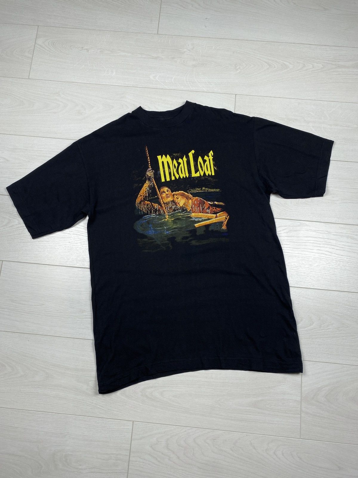 image of Band Tees x Rock T Shirt 1995 Meat Loaf Vintage Shirt I’D Lie Ford You Tour 90's in Black (Size XL)